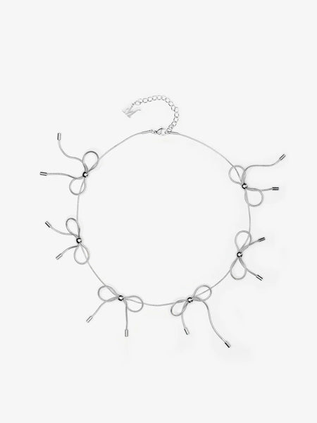 Marland Backas マーランドバッカス bow necklace Marland Backus Bow Necklace Gold – APOC STORE