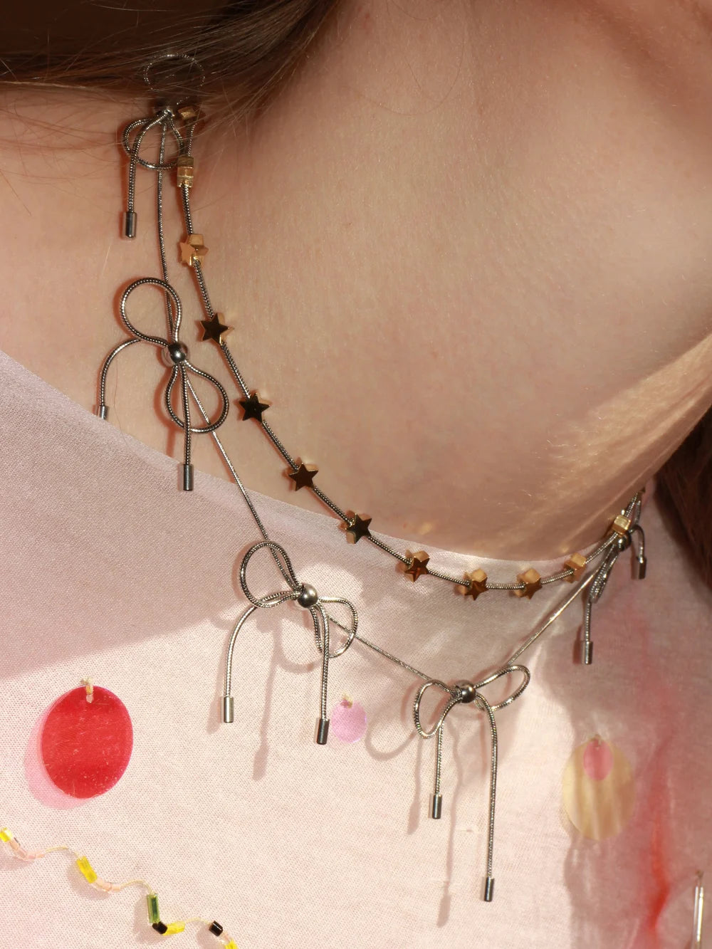 Marland Backas マーランドバッカス bow necklace Bow Necklace — Marland Backus – Marland Backus Shop