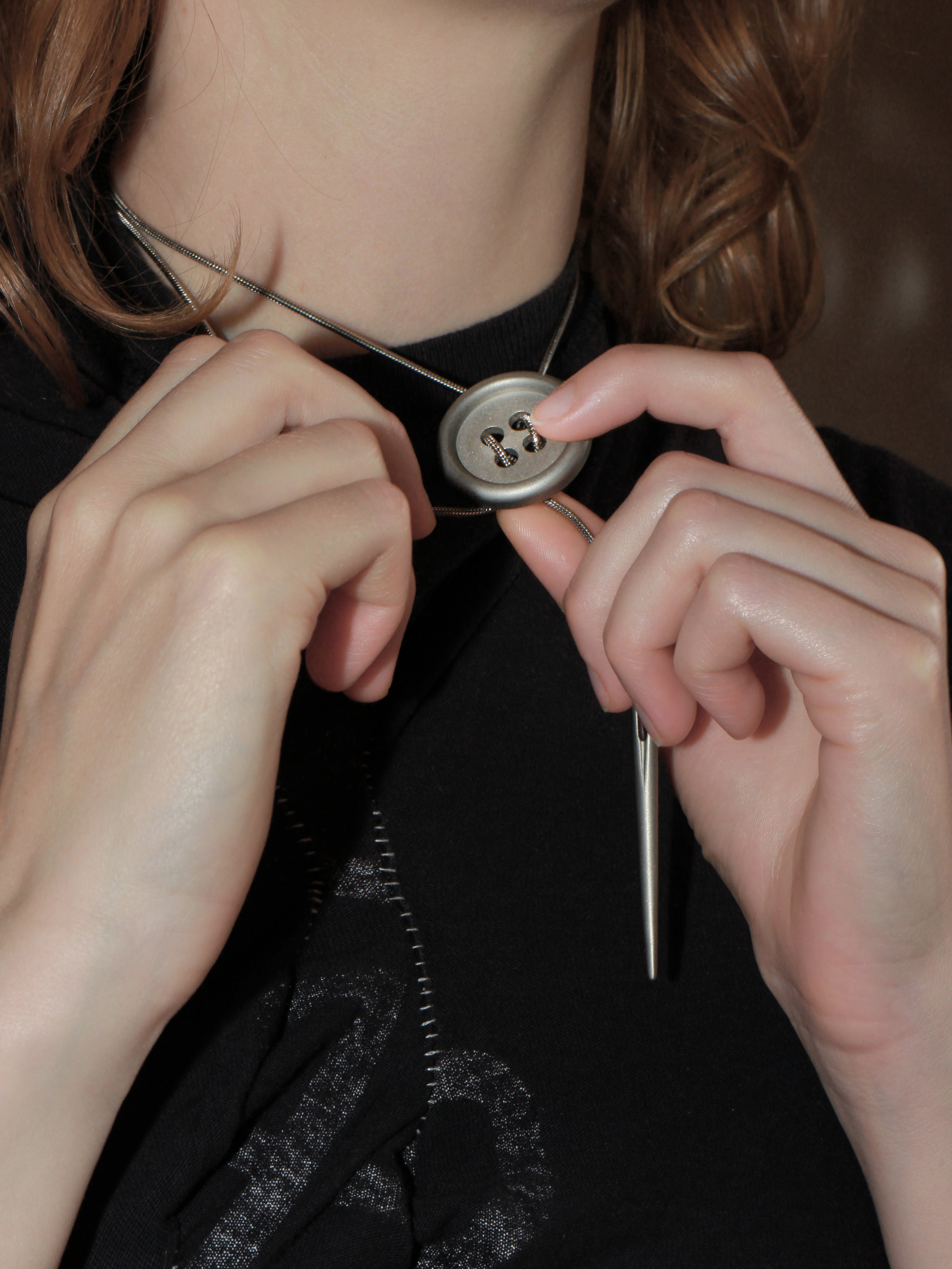 Cute as a Button Necklace