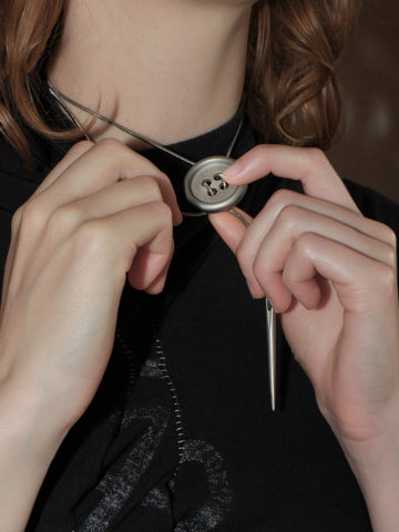 Cute as a Button Necklace