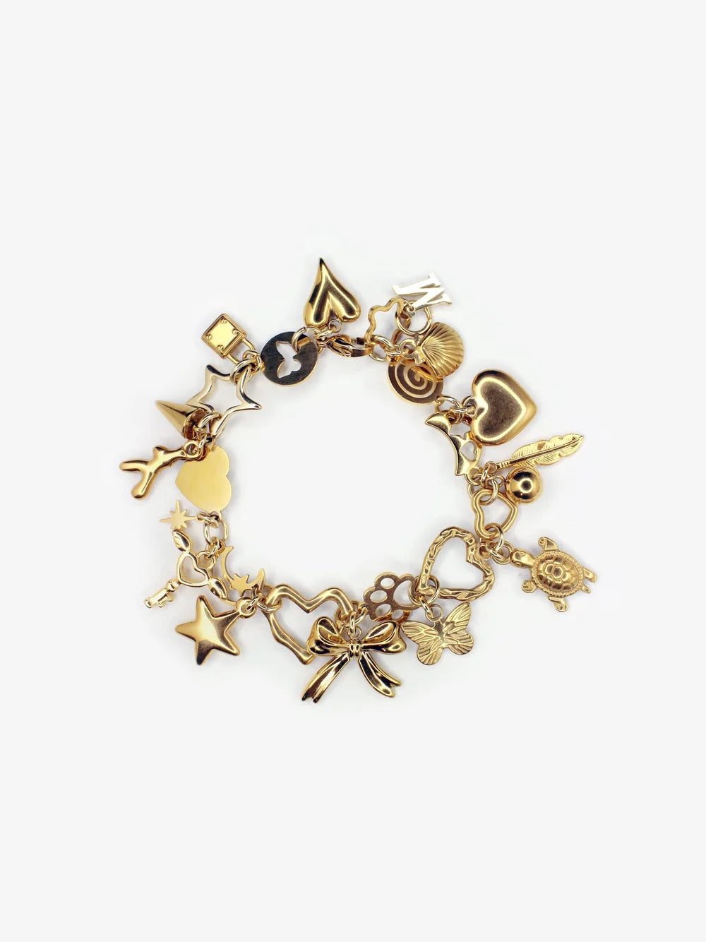 Gold Charm Bracelet — Marland Backus – Marland Backus Gold Charm Bracelet — Marland Backus – Marland Backus