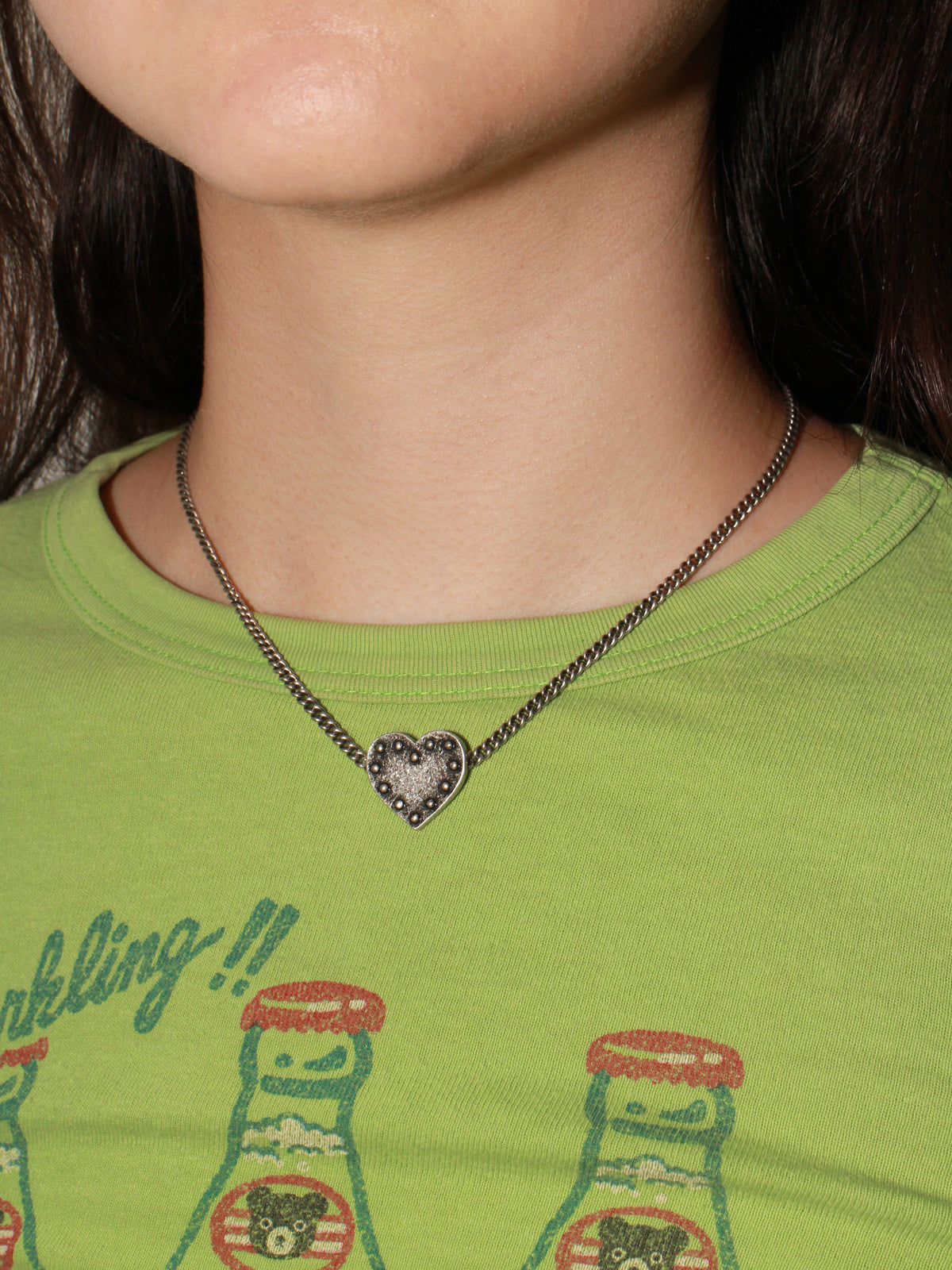 Heavy Metal Heart Necklace