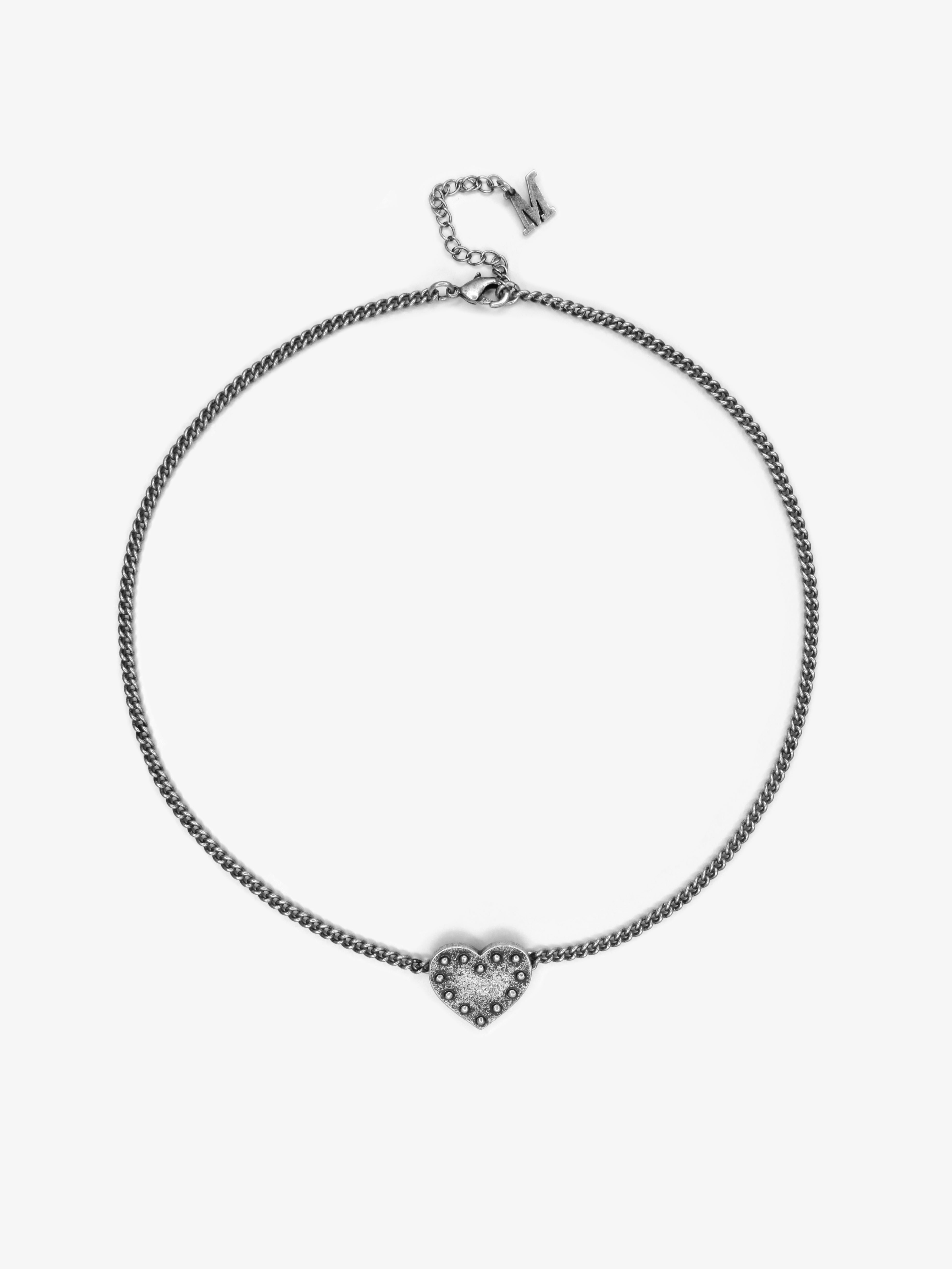 Heavy Metal Heart Necklace