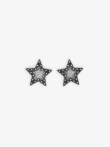 Heavy Metal Star Earrings