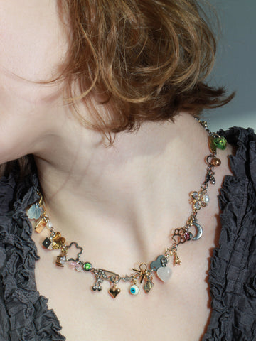 Wispy Charm Necklace